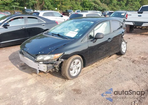 2013 Honda Civic Sdn Lx from USA, damaged, VIN 19XFB2F5XDE007022